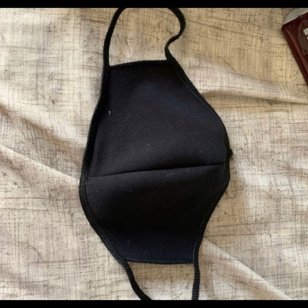 Black face mask